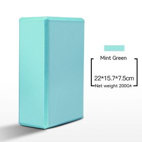 High-density Beginner Yoga Block Dance Aid Block (Option: Mint Green)