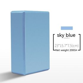 High-density Beginner Yoga Block Dance Aid Block (Option: Sky Blue)